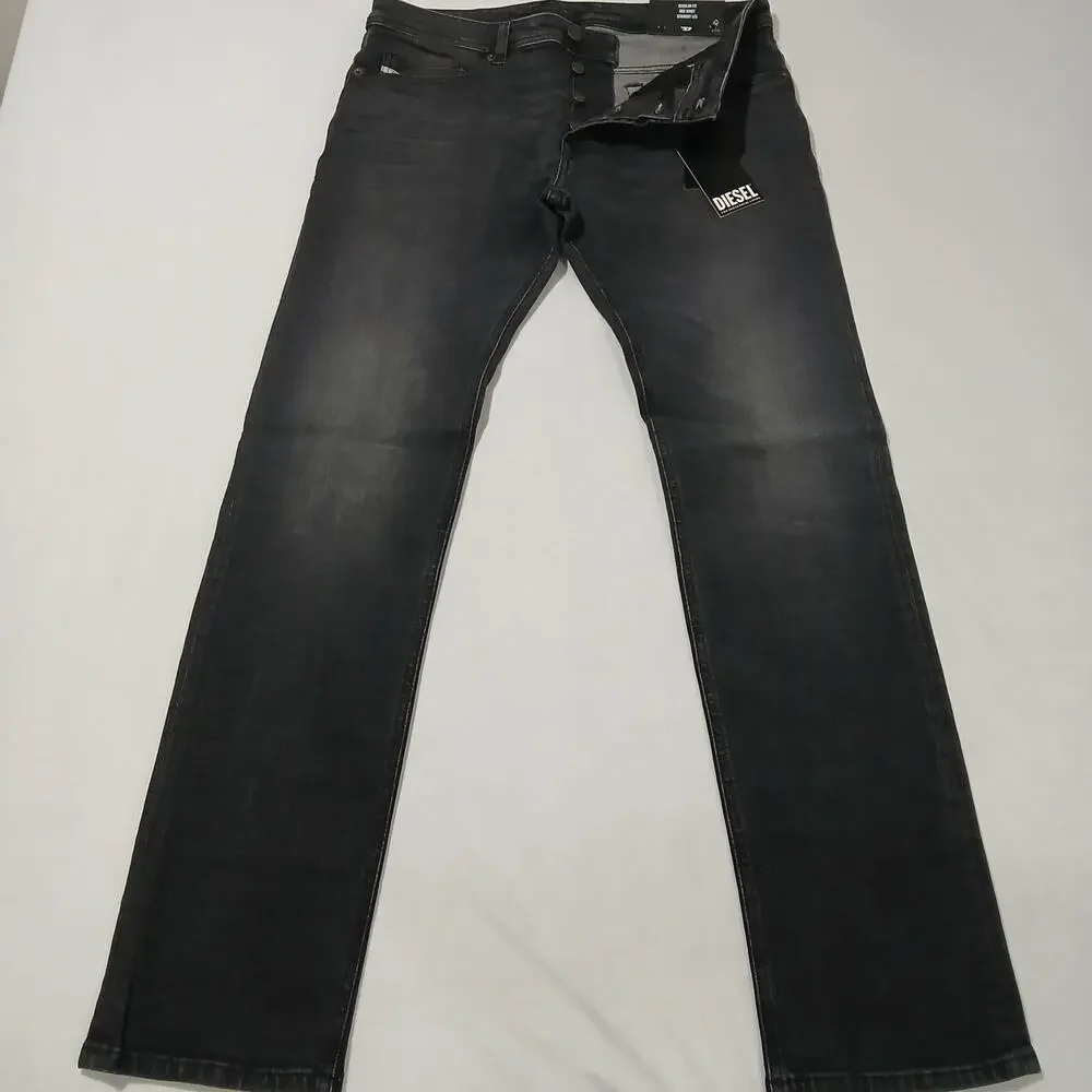 DIESEL Jeans Mens 32x32 Safado X Straight Black NWT RM063 Button Fly - Picture 16 of 16